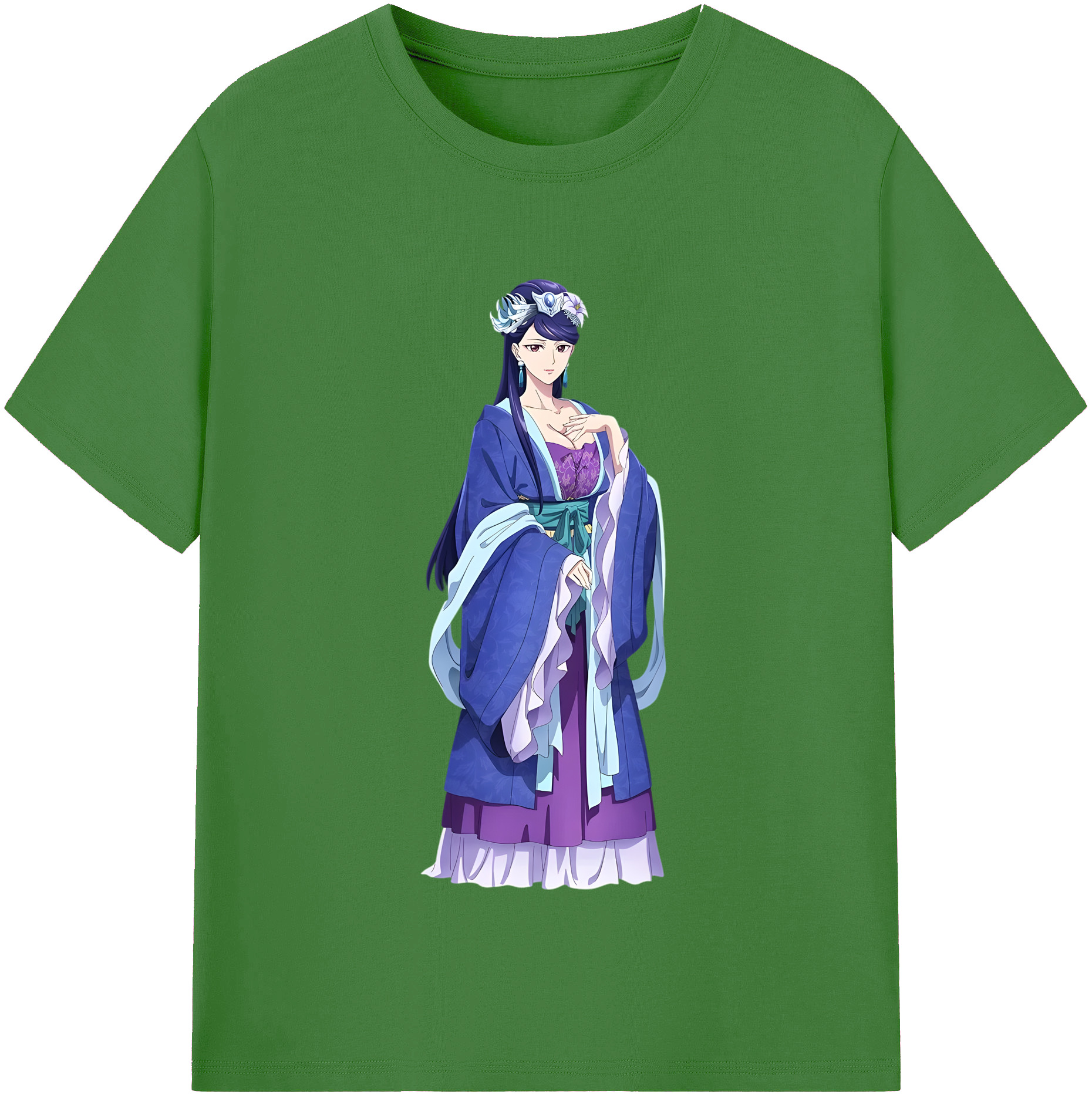 （画像用） 薬屋のひとりごと The Apothecary Diaries レディースカジュアルプリントTシャツ（綿100％）
